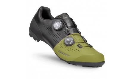 SCARPE SCOTT GRAVEL TUNED matt black/savanna green