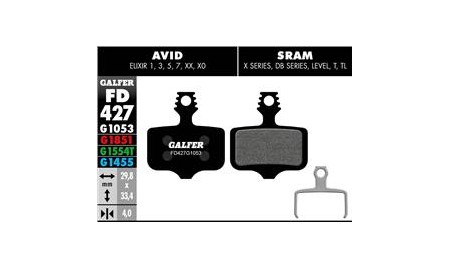 BIKE STANDARD BRAKE PAD AVID ELIXIR - SRAM XX