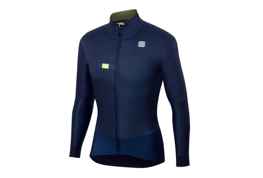 BODYFIT PRO JACKET BLUE YELLOW FLUO