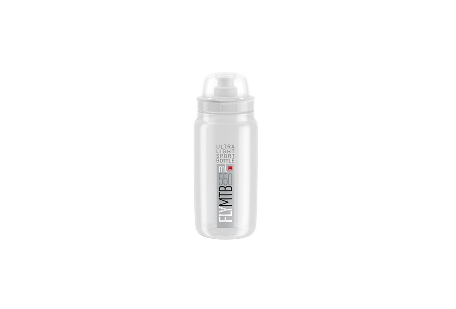 BORRACCIA FLY MTB CLEAR LOGO GREY 550ml