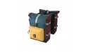 Borsa a Bisaccia URBAN 28x35x14cm Doppia Tasca Color-Block Borsa a Bisaccia URBAN 28x35x14cm Doppia Tasca Color-Block