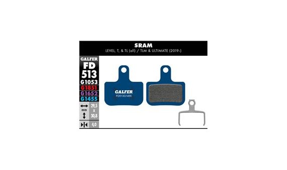 BRAKE ROAD PADS BIKE - ORGANIC