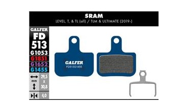 BRAKE ROAD PADS BIKE - ORGANIC