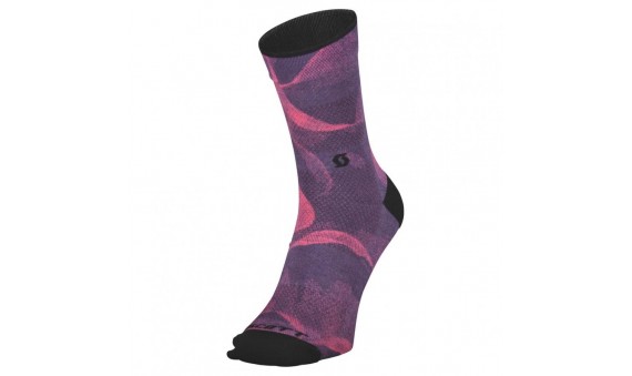 CALZE DA DONNA SCOTT TRAIL VERTIC CREW dark purple/carmine pink