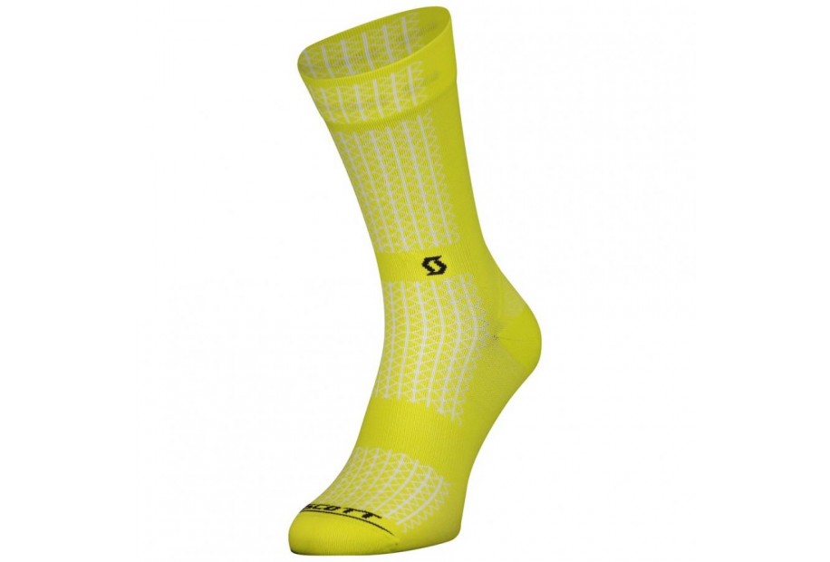 CALZE SCOTT PERFORMANCE CREW YELLOW/BLACK