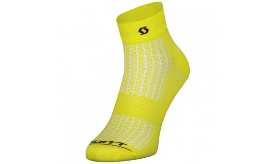 CALZE SCOTT PERFORMANCE QUARTER YELLOW/BLACK CALZE SCOTT PERFORMANCE QUARTER YELLOW/BLACK