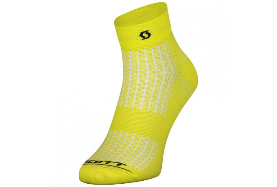 CALZE SCOTT PERFORMANCE QUARTER YELLOW/BLACK