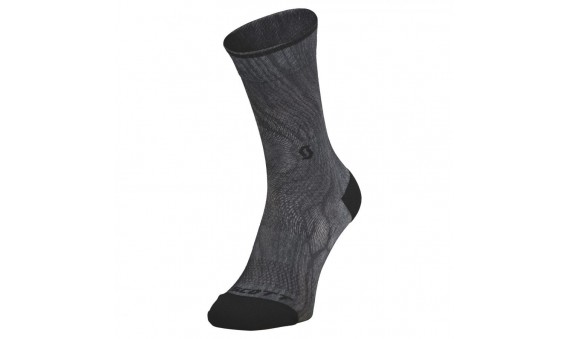 CALZE SCOTT TRAIL WOOD CREW black/dark grey