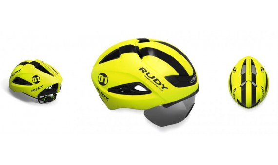 CASCO BOOST 01 YELLOW FLUO/BLACK MATTE