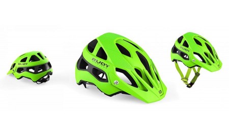 CASCO PROTERA GREEN LIME FLUO BLCK MATTE