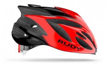 CASCO RUSH RED/BLACK SHINY