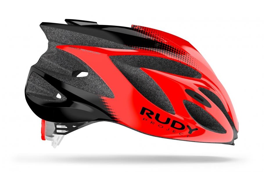 CASCO RUSH RED/BLACK SHINY