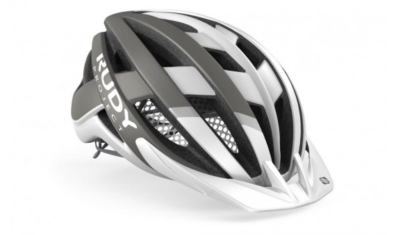 CASCO VENGER CROSS - White - Grey (Matte)