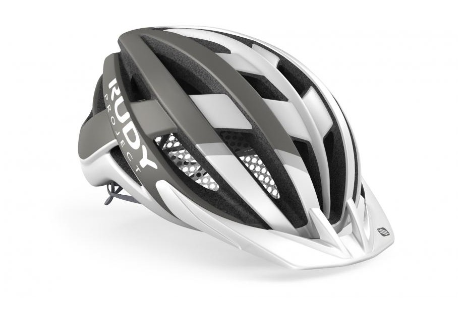 CASCO VENGER CROSS - White - Grey (Matte)