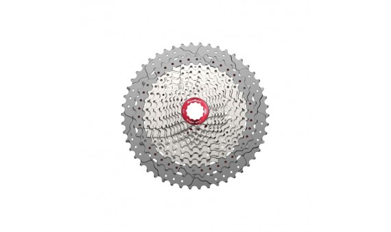 Cassetta MTB 12V Corpetto SHIMANO 11-51T Silver/Rosso