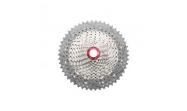 Cassetta MTB 12V Corpetto SHIMANO 11-51T Silver/Rosso