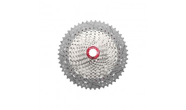 Cassetta MTB 12V Corpetto SHIMANO 11-51T Silver/Rosso