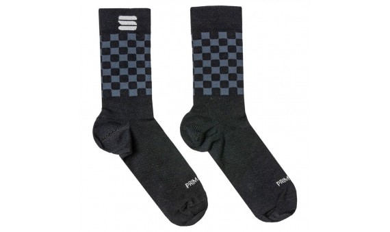 CHECKMATE WINTER SOCKS BLACK ANTRACITE