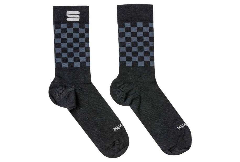 CHECKMATE WINTER SOCKS BLACK ANTRACITE