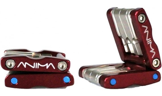 CHIAVE ANIMA MULTIUSO SNODATA 8 FUNZIONI ROSSA CHIAVE ANIMA MULTIUSO SNODATA 8 FUNZIONI ROSSA