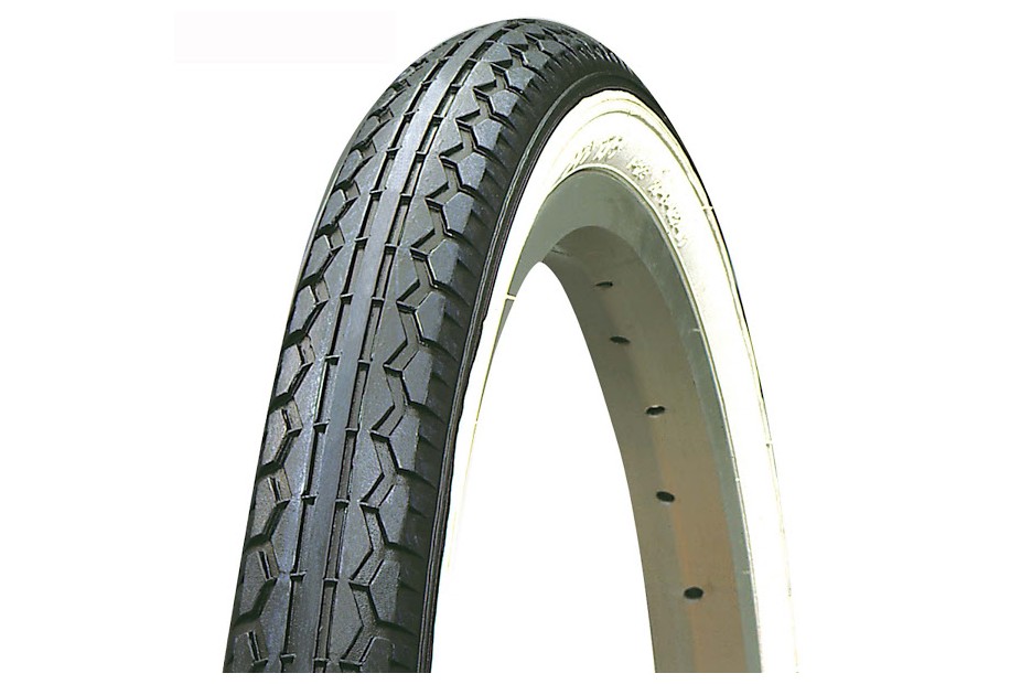 Copertura 20 x1.75 bianco nera