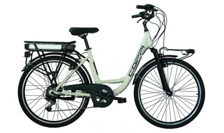 COPPI OLANDA CHIAIA- E-BIKE ALLUMINIO 26 ” 6V PANNA