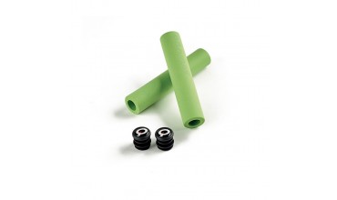 Coppia manopole MASTERY SILICON, in silicone, VERDE