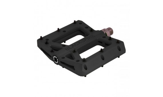 Coppia pedali Nylotrax neri per enduro/freeride Coppia pedali Nylotrax neri per enduro/freeride
