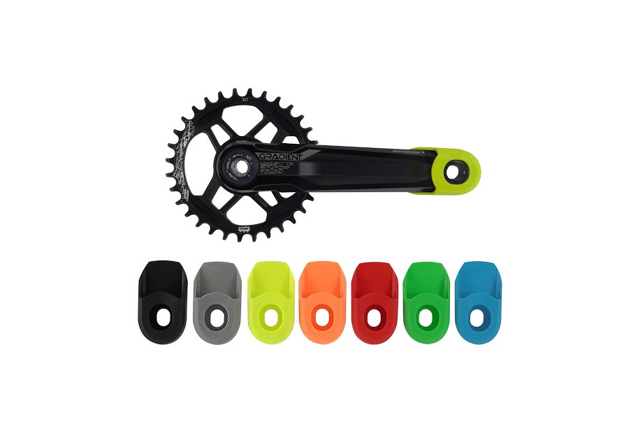 Coppia protezioni per pedivelle, colore nero