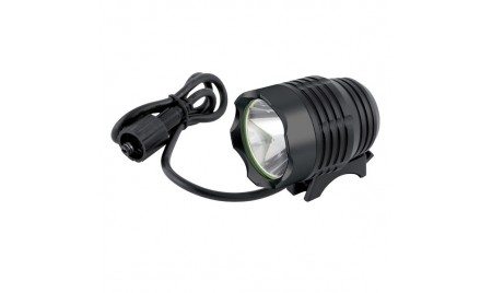 FANALE 1200 LUMEN CON BATT. NERO