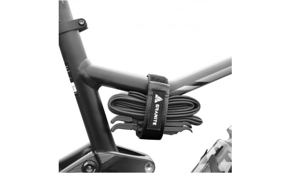 Fascia Portacamera con Velcro per Telai MTB Nera Fascia Portacamera con Velcro per Telai MTB Nera