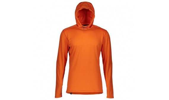 FELPA CON CAPPUCCIO SCOTT TRAIL MTN 20 M/L Exotic orange