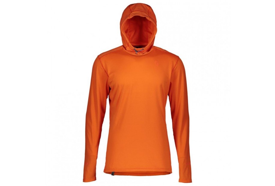 FELPA CON CAPPUCCIO SCOTT TRAIL MTN 20 M/L Exotic orange