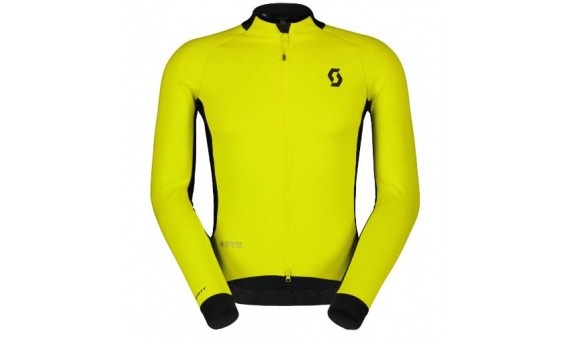 GIACCA DA UOMO SCOTT RC PRO WARM GORE-TEX WINDSTOPPER sulphur yellow/black GIACCA DA UOMO SCOTT RC PRO WARM GORE-TEX WINDSTOPPER sulphur yellow/black