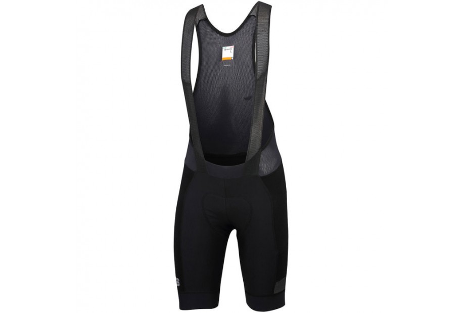 GIARA MID BIBSHORT PANTALONCINO C/BLETELLE BLACK