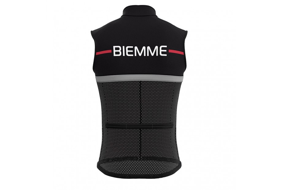 GILET CON RETE DIETRO CON APE NERO