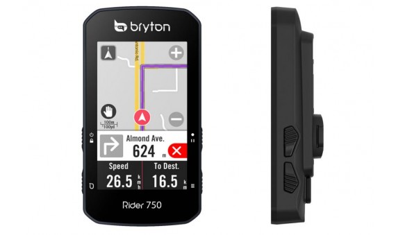 GPS RIDER 750E CON SUPPORTO FRONTALE IN ALLUMINI