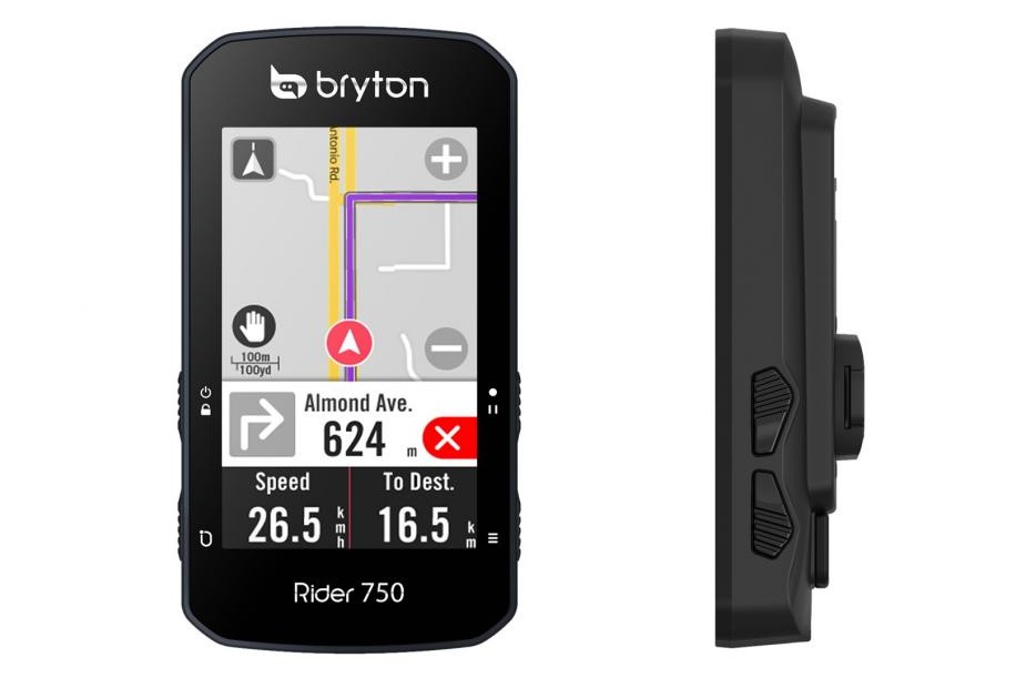 GPS RIDER 750E CON SUPPORTO FRONTALE IN ALLUMINI