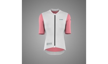 JERSEY SSW DONNA BIANCO E ROSA LOGO VERDE