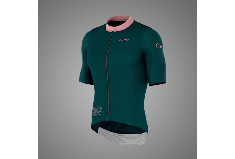 JERSEY – SS VERDE E ROSA LOGO ROSA