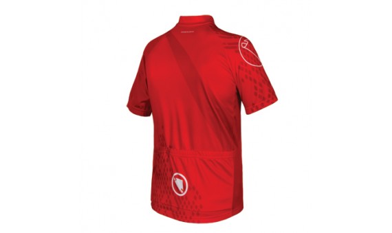 Kids Ray S/S Jersey, RED, Age 9-10