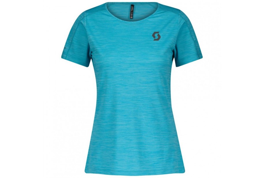 MAGLIA DA DONNA SCOTT TRAIL RUN LT M/C breeze blue