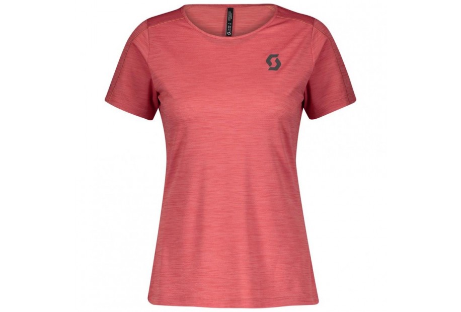 MAGLIA DA DONNA SCOTT TRAIL RUN LT M/C brick red