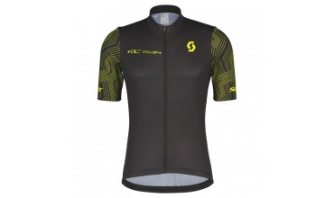 MAGLIA DA UOMO SCOTT RC TEAM 10 MANICHE CORTE black/sulphur yellow