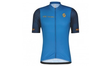 MAGLIA DA UOMO SCOTT RC TEAM 10 MANICHE CORTE storm blue/copper orange