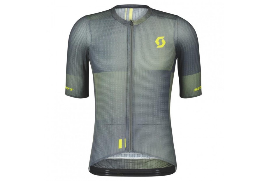 MAGLIA DA UOMO SCOTT RC ULTIMATE SL M/C D GREY YELLOW