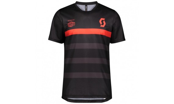 MAGLIA DA UOMO SCOTT TRAIL FLOW PRO M/C BLACK RED