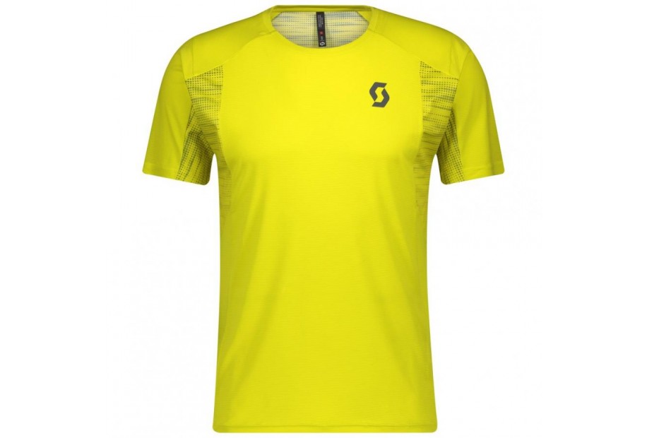 MAGLIA DA UOMO SCOTT TRAIL RUN M/C sulphur yellow/smoked green