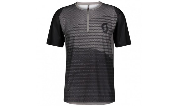 MAGLIA DA UOMO SCOTT TRAIL VERTIC ZIP M/C black/slate grey MAGLIA DA UOMO SCOTT TRAIL VERTIC ZIP M/C black/slate grey