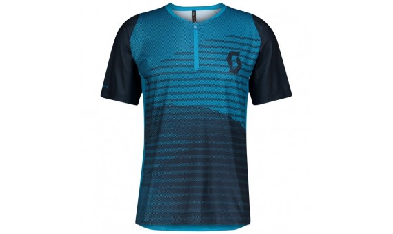 MAGLIA DA UOMO SCOTT TRAIL VERTIC ZIP M/C midnight blue/atlantic blue MAGLIA DA UOMO SCOTT TRAIL VERTIC ZIP M/C midnight blue/atlantic blue